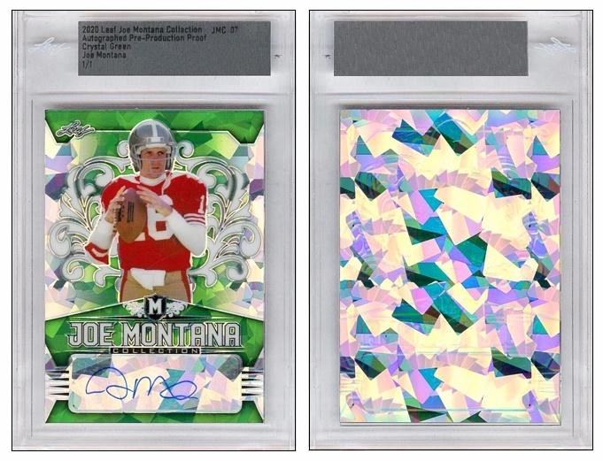 Joe Montana - 2022 Leaf Autograph Proof Edition Joe Montana - 2022 Leaf Autograph Proof Edition
